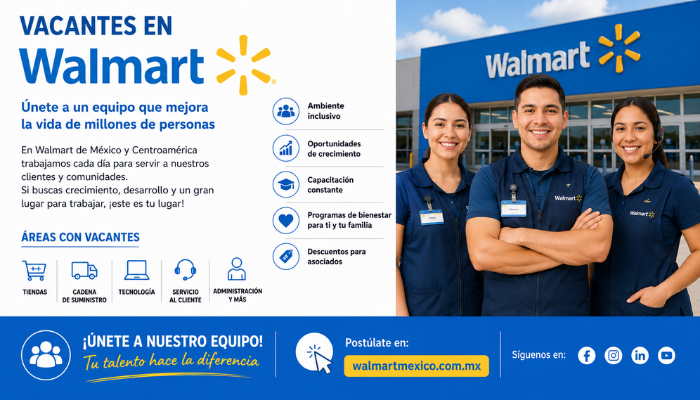 Vacantes en Walmart